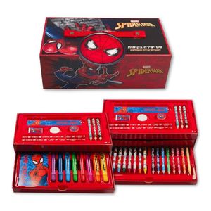 סט יצירה בקומות עם מגירה ספיידרמן - SPIDERMAN