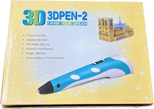 עט תלת מימד 3D אלחוטי איכותי במיוחד - 3D PEN-2