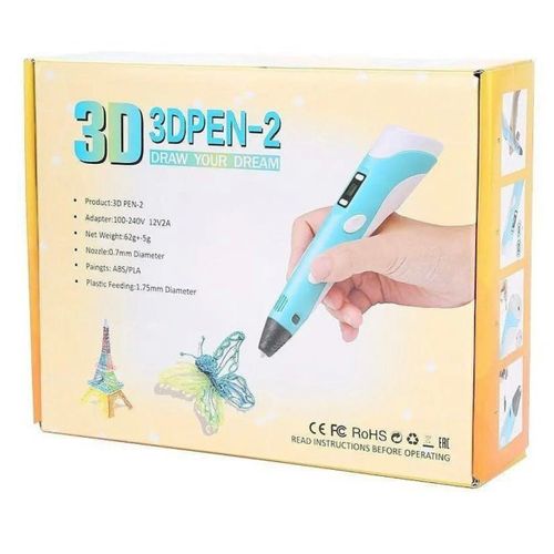 עט תלת מימד 3D אלחוטי איכותי במיוחד - 3D PEN-2
