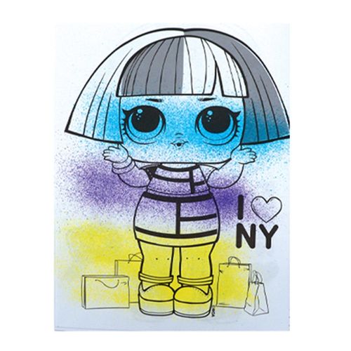 לול - סט יצירה עם עטי ספריי וחותמות - LOL