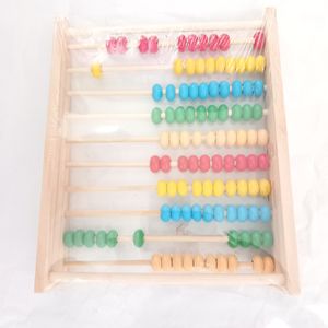 חשבוניה מעץ  10 שורות  מסגרת עץ