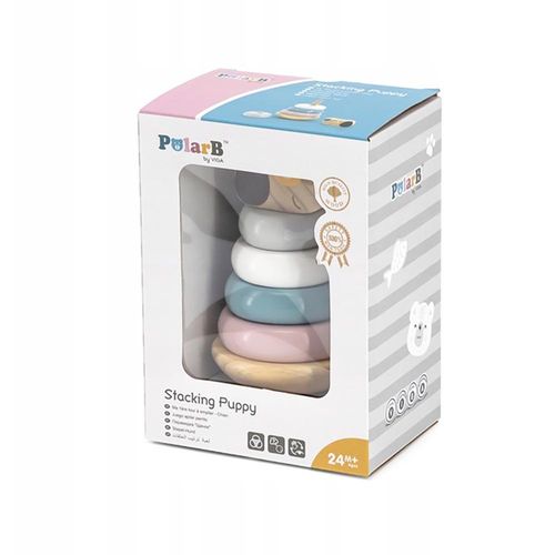 ויגה - מגדל מטבעות עץ כלב - Viga PolarB 44042