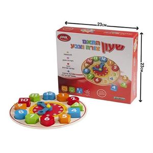 שעון התאם צורה וצבע מעץ - COOL