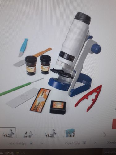 מיקרוסקופ מקצועי בקופסה לילדים