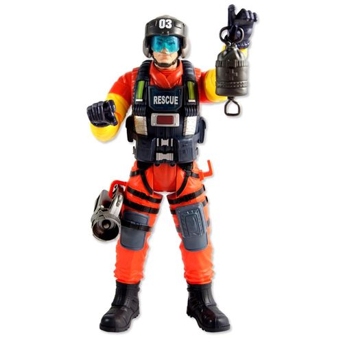 דמות איש הצלה צנחן גודל 30 ס''מ - RESCUE FORCE