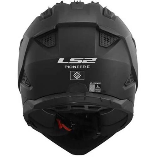 קסדה אדוונצ'ר אל אס 2 פיונר 2 שחור מט Ls2 MX702 PIONEER 2 HILL MATT BLACK WHITE