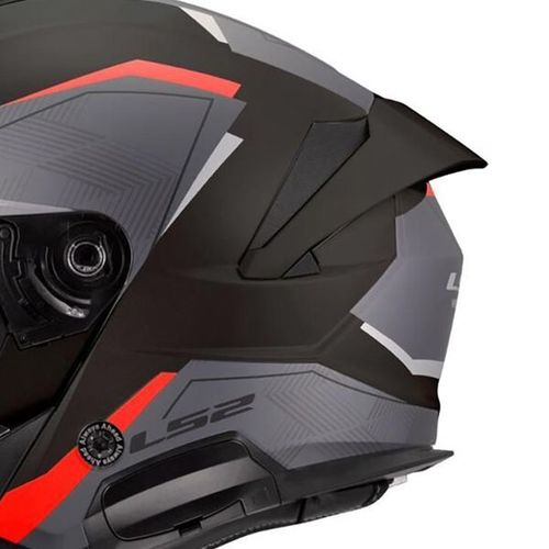 קסדת 3/4 אל אס 2 ורסו 2 שחור/ אדום- LS2 OF618 VERSO II AIR BLACK/ RED