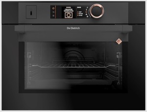תנור בנוי פירוליטי עם בישול באדים 45 ס”מ סדרת Absolute Black שחור פחם DE DIETRICH דגם: DKR7580A