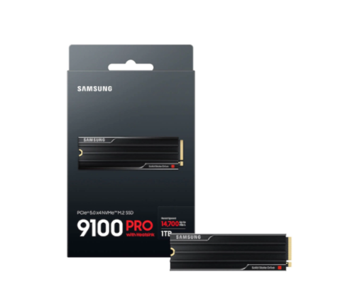 דיסק פנימי | Samsung 9100 PRO W Heatsink | 4TB | Gen5 | M.2 | NVME 2.0