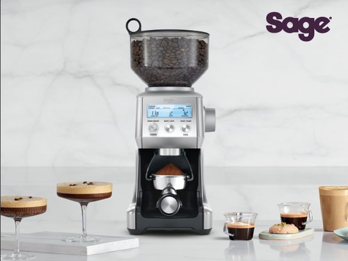 Sage Smart Grinder Pro SCG820 - מטחנת קפה דיגיטלית בגימור נירוסטה