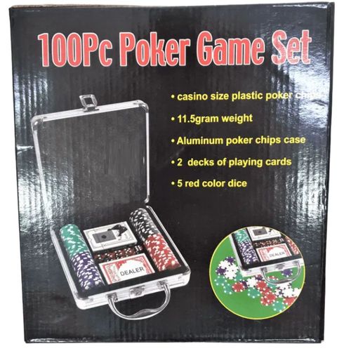 ערכת פוקר 100 חלקים - PC100 POKER GAME SET