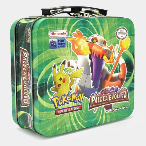 פוקימון - קלפי משחק קופסת פח  גדול - Pokemon