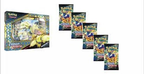 פוקימון - מארז קלפים פוקימון - Pokemon TCG: Crown Zenith Regidrago & Regieleki V Box