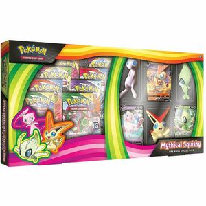 פוקימון - מארז קלפי פוקימון פרימיום סקווישי - Pokemon  Mythical Squishy