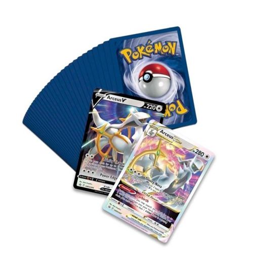 פוקימון - 50 קלפים לבניית דק כולל קלפי Arceus V Star And Arceus V כ- 100 קלפי ארגיה