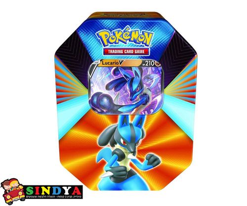 מארז פח מכיל 4 מעטפות פוקימון - Pokemon TCG : V Forces Tin