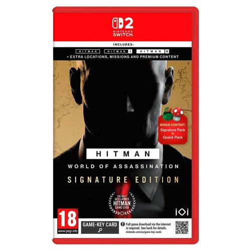 משחק NINTENDO SWITCH 2 - HITMAN WORLD OF ASSASSINATION SIGNATURE EDITION
