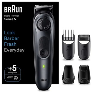 מכונה נטענת לעיצוב זקן 4 ב-1 Braun
