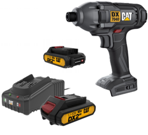 מברגת אימפקט DX7041.1 18V 2X2.0AH BL מבית CAT