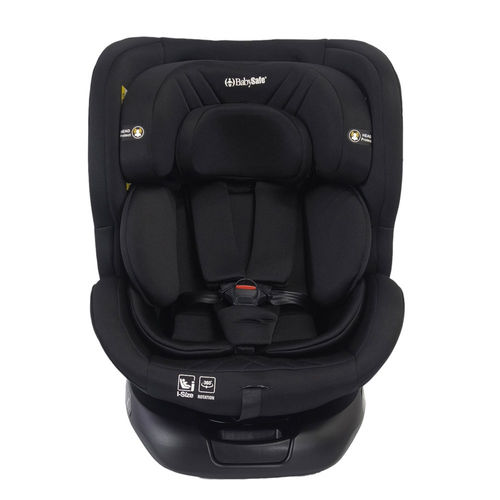 כיסא בטיחות בתקן EverRide I-SIZE מסתובב 360º מבית  BabySafe  (שחור)