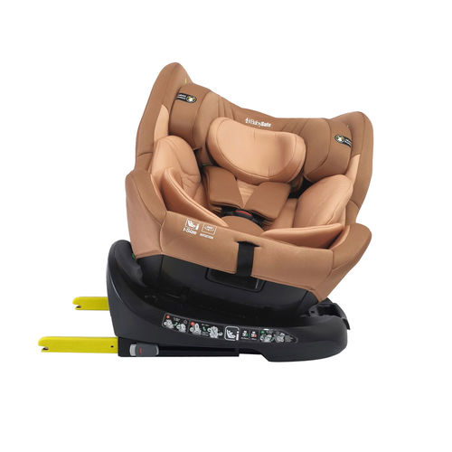 כיסא בטיחות בתקן EverRide I-SIZE מסתובב 360º מבית  BabySafe (חום)