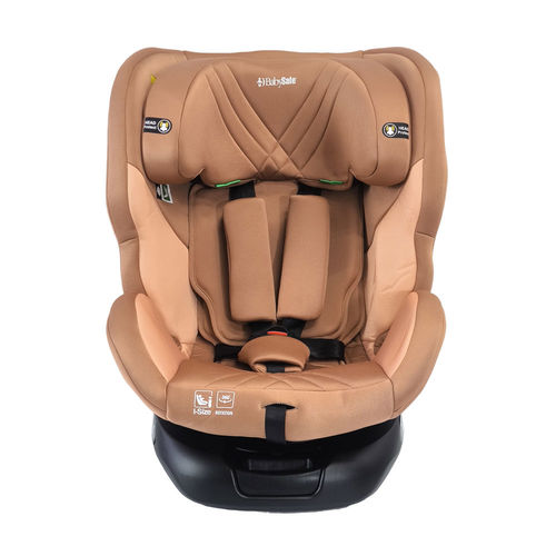 כיסא בטיחות בתקן EverRide I-SIZE מסתובב 360º מבית  BabySafe (חום)