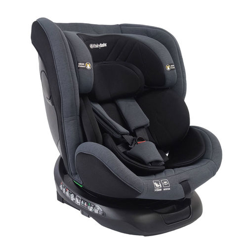 כיסא בטיחות בתקן EverRide I-SIZE מסתובב 360º מבית  BabySafe (אפור)