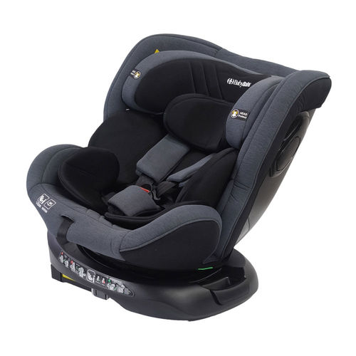 כיסא בטיחות בתקן EverRide I-SIZE מסתובב 360º מבית  BabySafe (אפור)