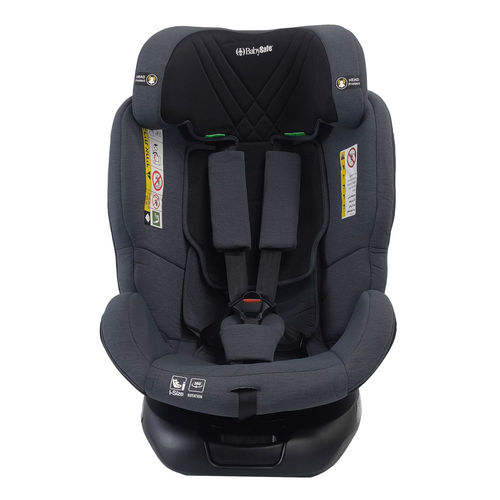 כיסא בטיחות בתקן EverRide I-SIZE מסתובב 360º מבית  BabySafe (אפור)