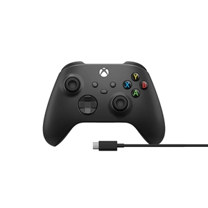 בקר XBOX Series S | X אלחוטי בצבע שחור כולל כבל USB-C