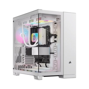 מארז מחשב דגם | iCUE LINK 6500X RGB Dual Chamber בצבע לבן מבית