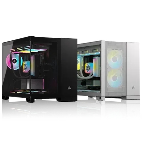 מארז מחשב | Corsair 2500X Micro | ATX - דגם Dual Chamber בלבן +