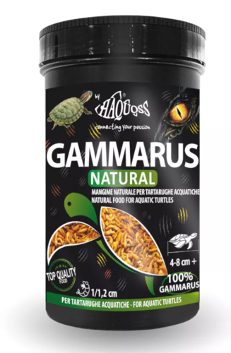 מזון חסילונים מיובשים בשמש (GAMMARUS NATURAL) 25 גרם (250 מ