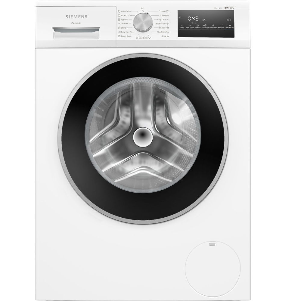 iQ300 מכונת כביסה פתח קדמי 8 kg מקסימום 1400 סל"ד WM14N220IL