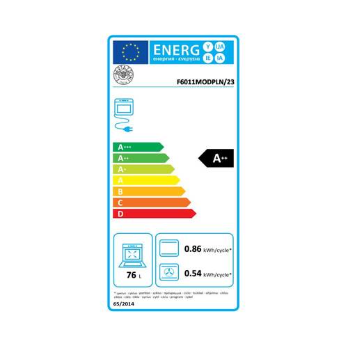 תנור בנוי פירוליטי מפואר 76 ליטר Bertazzoni Modern F6011MODPLN 70866 שחור פחם