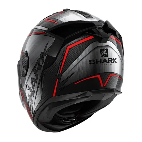 קסדה מלאה SPARTAN GT KROMIUM מבית SHARK - אדום לבן