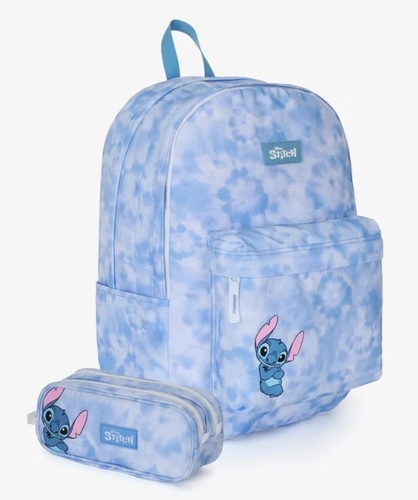 תיק+קלמר סטיץ  קל גב Stitch Tie Dye