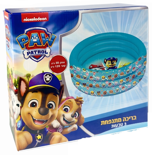 בריכה מתנפחת 3 טבעות קוטר 120 ס