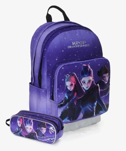 תיק+קלמר קיי פופ קל גב Kpop Purple