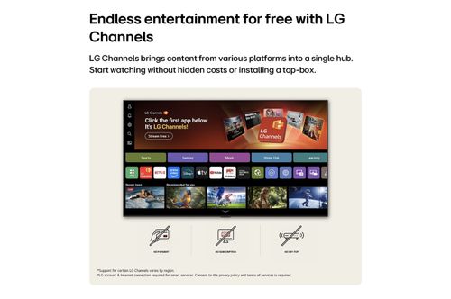 טלוויזיה חכמה LG NANO 4K UHD AI NU85 2026 - 75 אינץ' 