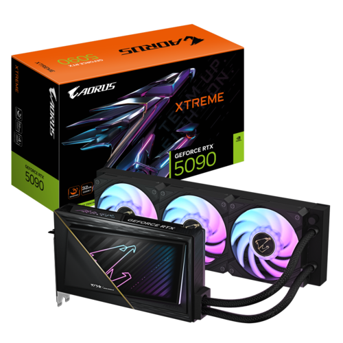 כרטיס מסך | AORUS GeForce RTX 5090 XTREME WATERFORCE 32G