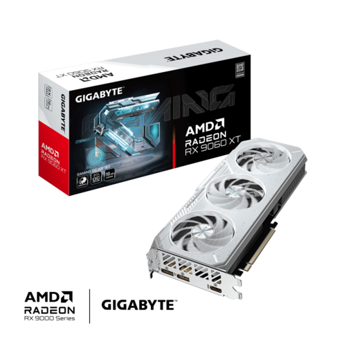 כרטיס מסך | Gigabyte Radeon RX 9060 XT GAMING ICE OC | 16GB
