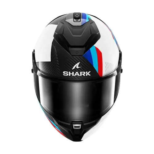 קסדה מלאה SPARTAN GT PRO DOKHTA CARBON מבית SHARK - שחור לבן אדום 