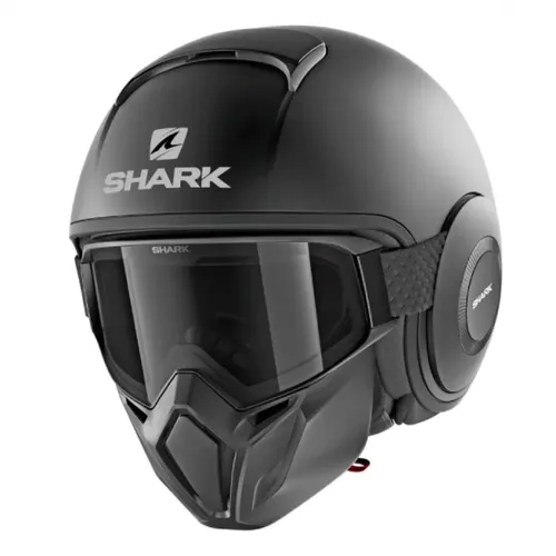 קסדת STREET DRAK BLANK מבית SHARK - שחור מט