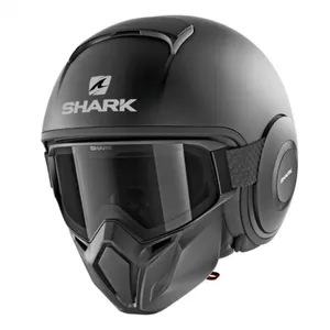 קסדת STREET DRAK BLANK מבית SHARK - שחור מט