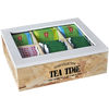 "TEA TIME" קופסה לתה 6 תאים