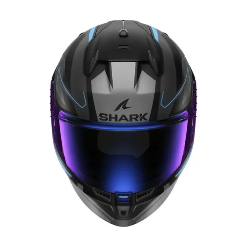 קסדה מלאה D-SKWAL 3 SIZLER מבית SHARK - שחור כחול מט