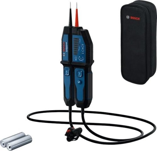 גלאי מתח כולל נרתיק וסוללות Bosch GVT 1000-15