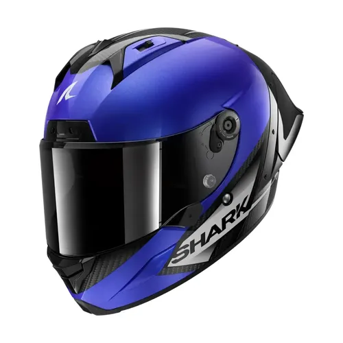 קסדה מלאה AERON-GP BLANK SP מבית SHARK - כחול