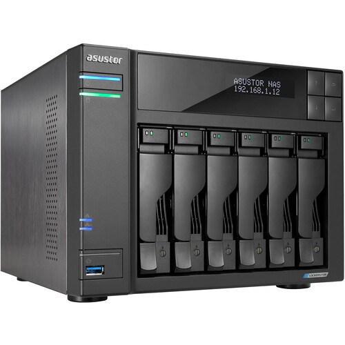 שרת Asustor AS6706TV2 6 Bay NAS 